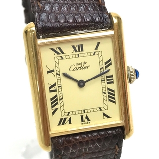 カルティエ(Cartier)のカルティエ ヴィンテージ マストタンク ヴェルメイユ レディース腕時計(腕時計)