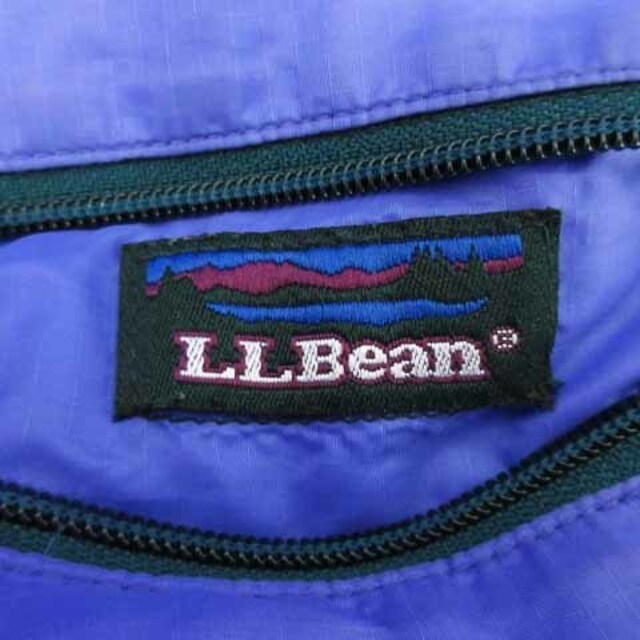 L.L.Bean(エルエルビーン)のエルエルビーン 80年代 ヴィンテージ 中綿ジャケット S パープル グリーン メンズのジャケット/アウター(ダウンジャケット)の商品写真