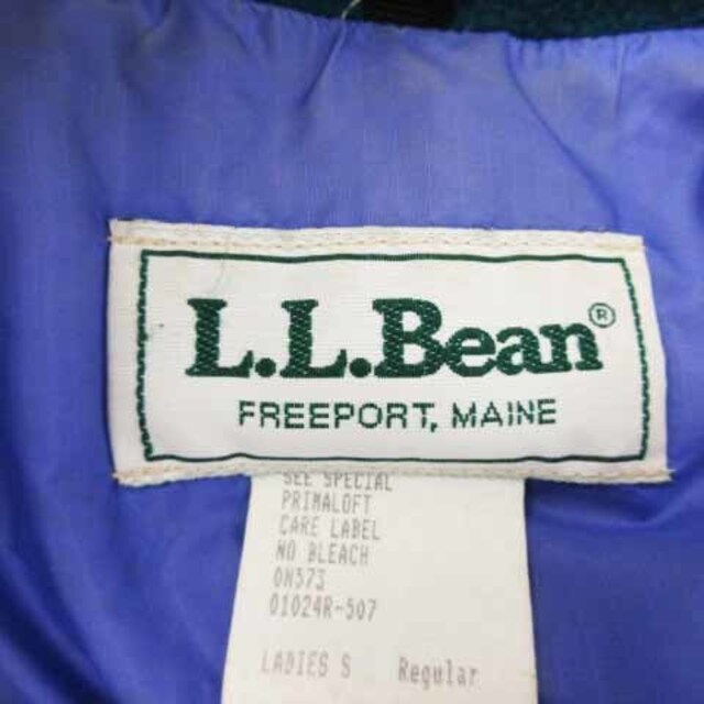 L.L.Bean(エルエルビーン)のエルエルビーン 80年代 ヴィンテージ 中綿ジャケット S パープル グリーン メンズのジャケット/アウター(ダウンジャケット)の商品写真