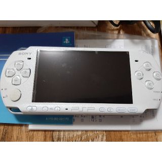 PlayStation Portable - PSP本体 パールホワイト モンスターハンターの