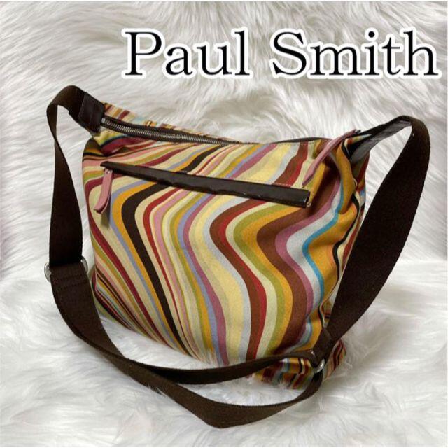 Paul Smith(ポールスミス)の✨美品✨ ポールスミス ショルダーバッグ A4可 マルチカラー マーブル 大容量 レディースのバッグ(ショルダーバッグ)の商品写真