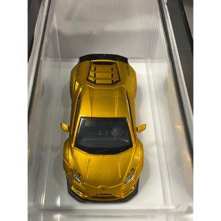 ランボルギーニ(Lamborghini)の特注 LBWKランボルギーニ ウラカン ゴールド 1/64 lb(ミニカー)