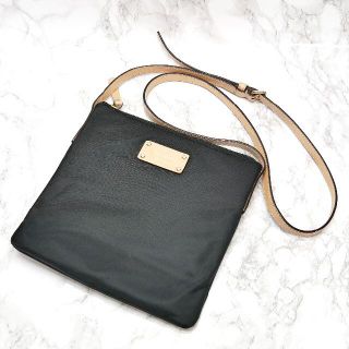 ケイトスペードニューヨーク(kate spade new york)の【美品】ケイトスペード katespade ショルダーバッグ ブラック(ショルダーバッグ)