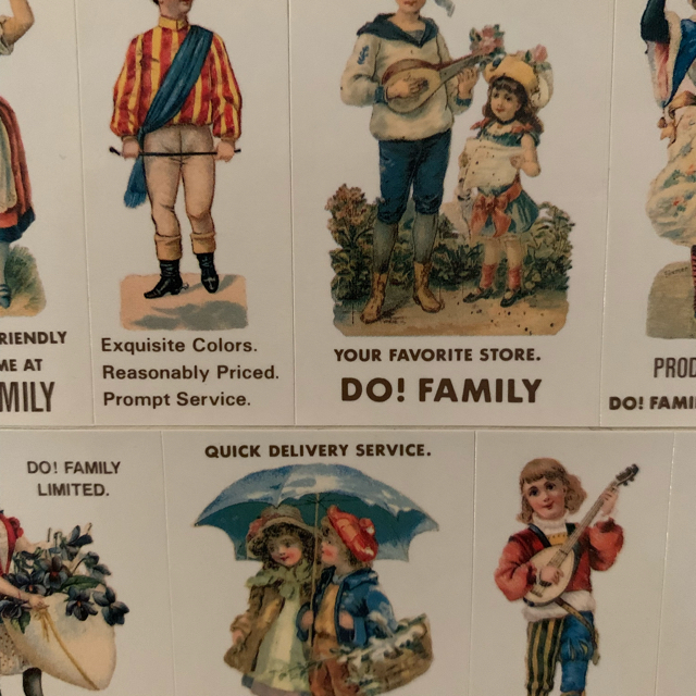 DO!FAMILY(ドゥファミリー)のDo!family ノベルティ シール　2枚セット エンタメ/ホビーのコレクション(ノベルティグッズ)の商品写真
