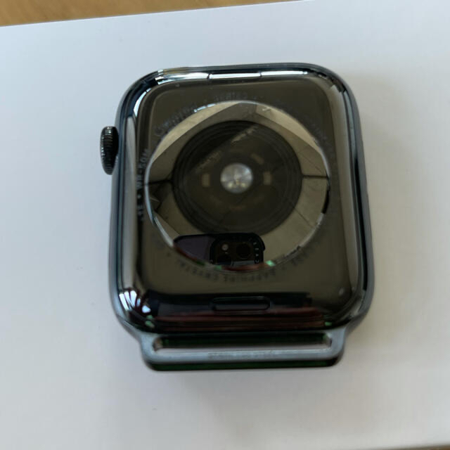 Apple Watch(アップルウォッチ)の【訳あり】Apple Watch series4 ステンレス ブラック　 メンズの時計(腕時計(デジタル))の商品写真