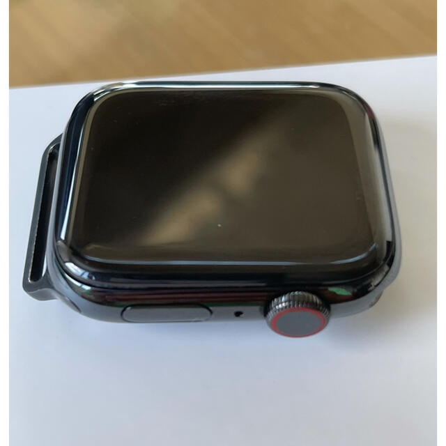 Apple Watch(アップルウォッチ)の【訳あり】Apple Watch series4 ステンレス ブラック　 メンズの時計(腕時計(デジタル))の商品写真