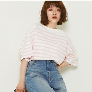 フリークスストア(FREAK'S STORE)のぴーた様専用　FREAK'S STORE パネルボーダーBIG半袖Tシャツ  (Tシャツ(半袖/袖なし))