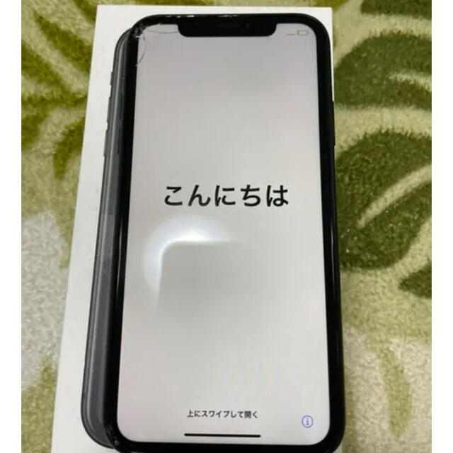 iPhone(アイフォーン)のiPhone XR Black 64 GB SIMロック解除品 バッテリー90% スマホ/家電/カメラのスマートフォン/携帯電話(スマートフォン本体)の商品写真