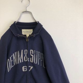 デニムアンドサプライラルフローレン(Denim & Supply Ralph Lauren)のデニム&サプライラルフローレン　フルジップブルゾン　Ｓ　大きめ　フロントロゴ(ブルゾン)