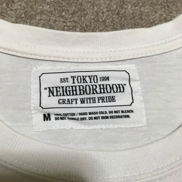 NEIGHBORHOOD(ネイバーフッド)のneighborhood×vans ネイバーフッド×バンズ  M 白 メンズのトップス(Tシャツ/カットソー(半袖/袖なし))の商品写真