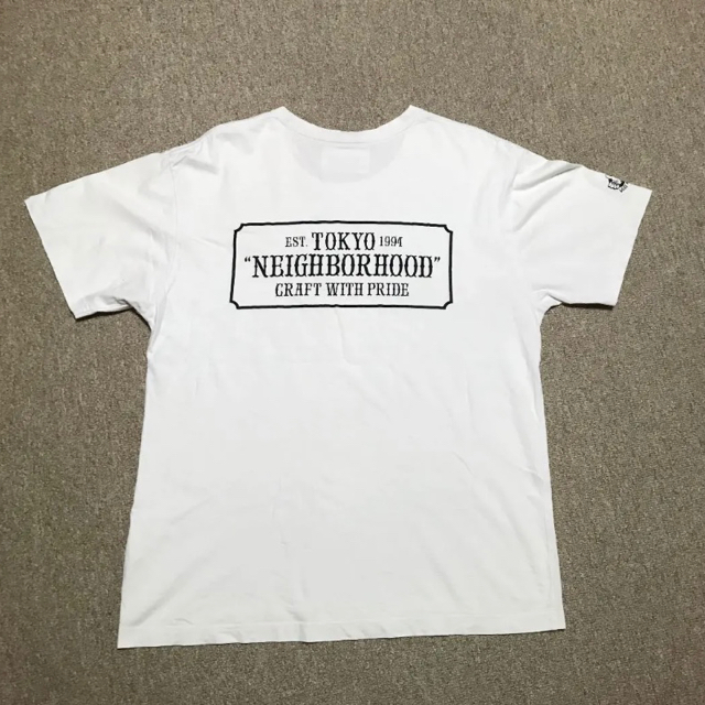 NEIGHBORHOOD(ネイバーフッド)のneighborhood×vans ネイバーフッド×バンズ  M 白 メンズのトップス(Tシャツ/カットソー(半袖/袖なし))の商品写真