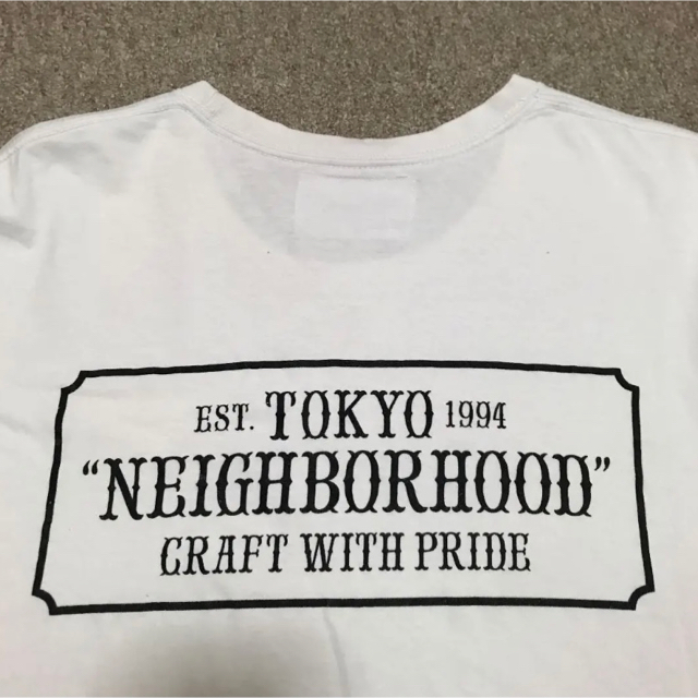 NEIGHBORHOOD(ネイバーフッド)のneighborhood×vans ネイバーフッド×バンズ  M 白 メンズのトップス(Tシャツ/カットソー(半袖/袖なし))の商品写真