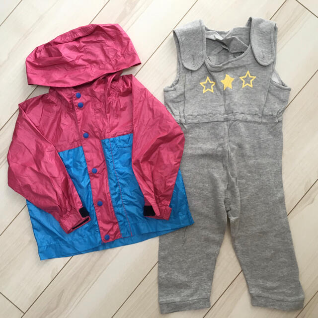 babyGAP(ベビーギャップ)のbaby GAP 薄手アウター  オーバーオール90 キッズ/ベビー/マタニティのキッズ/ベビー/マタニティ その他(その他)の商品写真