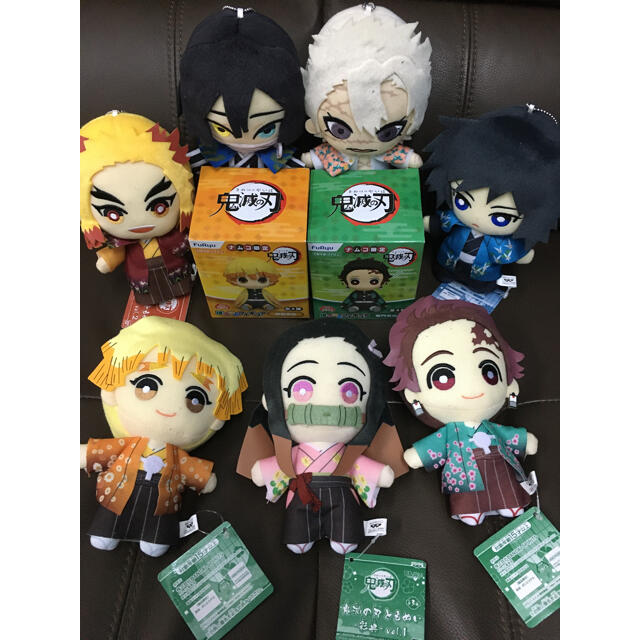 鬼滅の刃 ナムコ限定 namco ぽてっとフィギュア ともぬい 彩典 セット