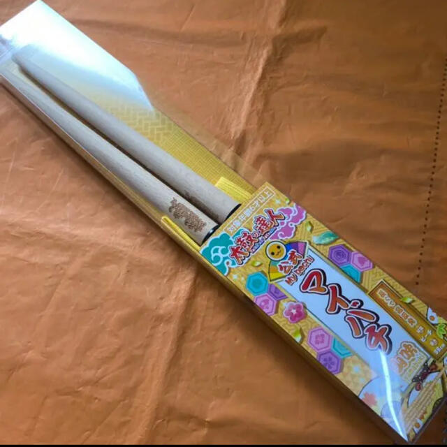 太鼓の達人 公式マイバチ 山吹 新品 未開封