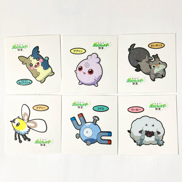 ポケモン(ポケモン)のポケモンパン デコキャラシール ポケットモンスターココ 6枚セット インテリア/住まい/日用品の文房具(シール)の商品写真