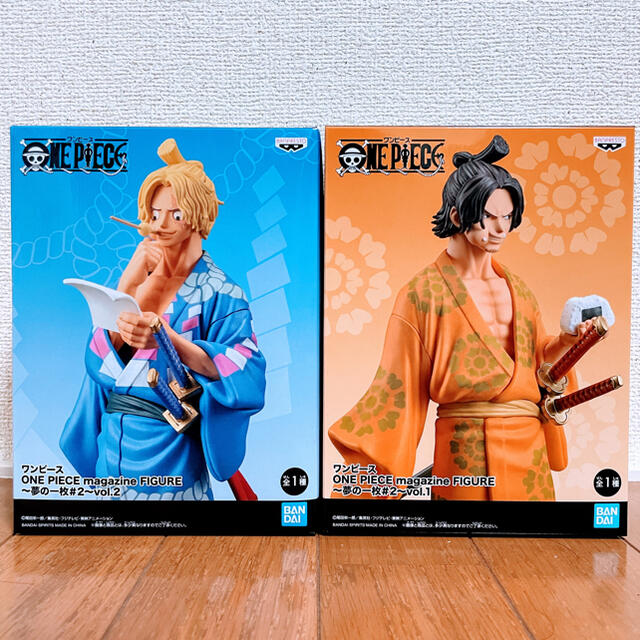 BANPRESTO(バンプレスト)のONE PIECE magazine FIGURE  エース＆サボ【おまけ付き】 エンタメ/ホビーのフィギュア(アニメ/ゲーム)の商品写真