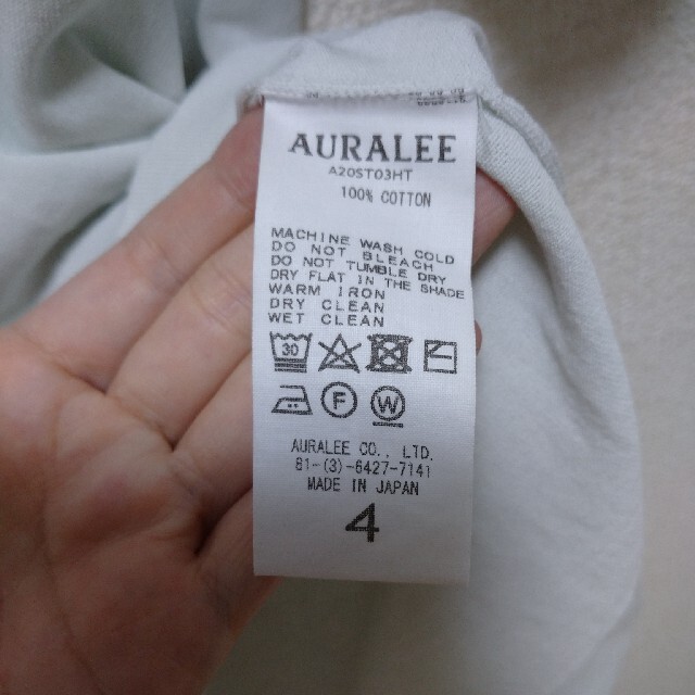 AURALEE  オーラリー　ニットT メンズのトップス(Tシャツ/カットソー(半袖/袖なし))の商品写真