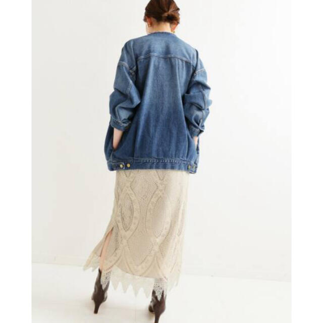 新品】IENA リメイクルーズデニムブルゾン