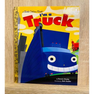 英語絵本　キッズ洋書　リトルゴールデンブック　働くクルマ　I'm a Truck(絵本/児童書)