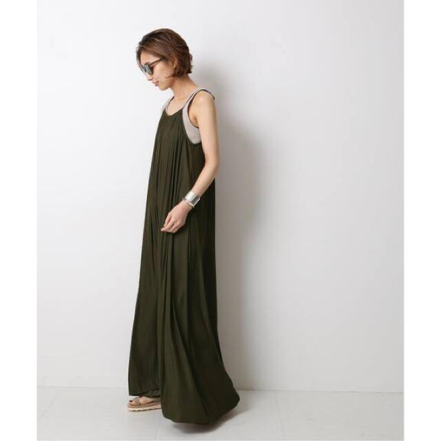 DEUXIEME CLASSE(ドゥーズィエムクラス)のなおこ様専用⭐︎Deuxieme Classe⭐︎Sun Dress  カーキ  レディースのワンピース(ロングワンピース/マキシワンピース)の商品写真