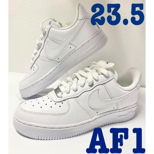 新品 ナイキ AIR FORCE 1 LOW エアフォース1 白 スニーカー靴/シューズ