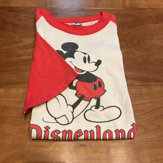 ミッキーマウス　ビンテージTシャツ　80s Disneyland(Tシャツ/カットソー(半袖/袖なし))