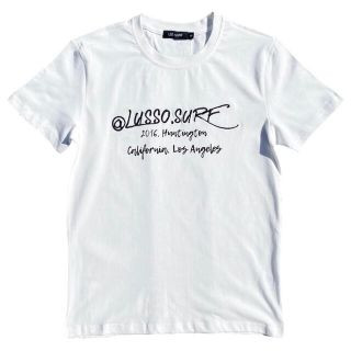 スタンダードカリフォルニア(STANDARD CALIFORNIA)のインスタで人気☆LUSSO SURF 刺繍ロゴTシャツ　Lサイズ☆RVCA(Tシャツ/カットソー(半袖/袖なし))