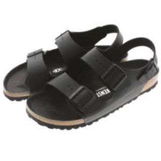 ビルケンシュトック(BIRKENSTOCK)のビルケンシュトック　ミラノ　ブラック(サンダル)