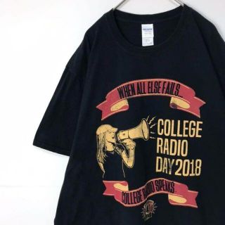 古着　ヴィンテージ　Tシャツ　ビッグシルエット　両面プリント(Tシャツ/カットソー(半袖/袖なし))