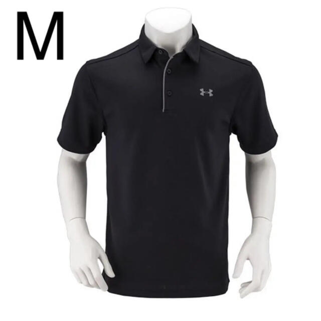 UNDER ARMOUR(アンダーアーマー)のアンダーアーマー　ポロシャツ　ブラック　M メンズのトップス(ポロシャツ)の商品写真