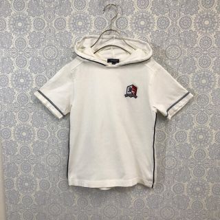 バーバリー(BURBERRY)のバーバリー フード付 半袖Tシャツ 130A BURBERRY ホワイト キッズ(Tシャツ/カットソー)