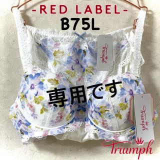 トリンプ(Triumph)のトリンプ プレミアムレッドレーベル バラレース B75L(セット/コーデ)