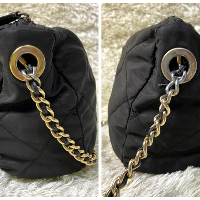 美品✨PRADA ショルダーバッグ ポシェット チェーン 美品✨PRADA ショルダーバッグ ポシェット チェーン