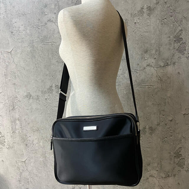 BURBERRY - 美品✨バーバリー ショルダーバッグ ナイロン×レザー ノバ