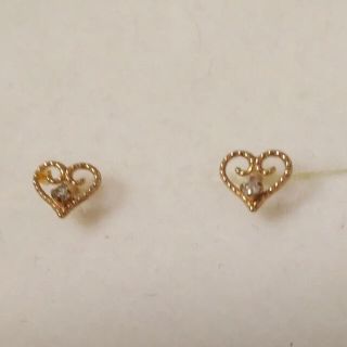 ジュエリーツツミ(JEWELRY TSUTSUMI)のツツミ　k10金　ハートピアス(ピアス)