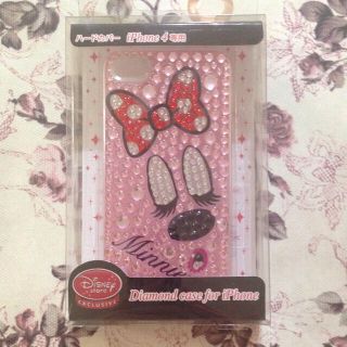 ディズニー(Disney)のiPhone4/4S用ケース ミニー(モバイルケース/カバー)