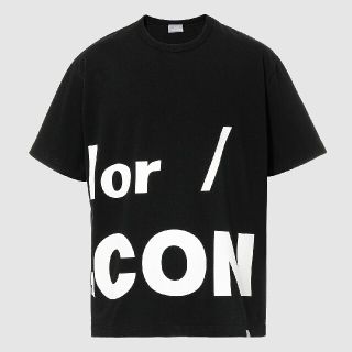 カラー(kolor)の新品タグ付Kolor BEACONロゴプリントTシャツサイズ1ブラック(Tシャツ/カットソー(半袖/袖なし))