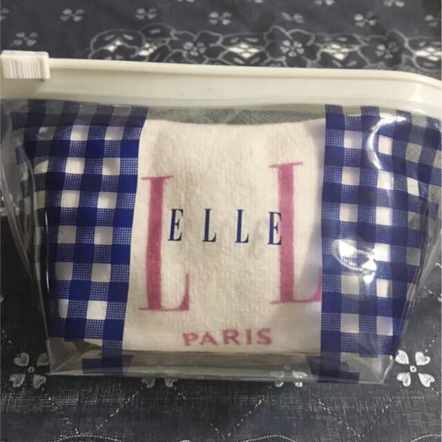 ELLE(エル)の【新品未使用】レディース　ブランド　ELLE ハンカチ　タオルハンカチ レディースのファッション小物(ハンカチ)の商品写真