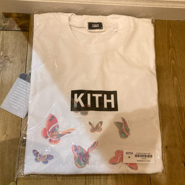 【新品未使用！】Mサイズ KITH  バタフライ　TシャツBOXLOGO