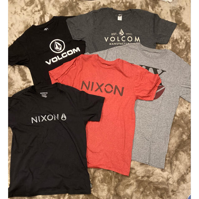 volcom(ボルコム)のサーフブランド Tシャツ 5枚 セット メンズのトップス(Tシャツ/カットソー(半袖/袖なし))の商品写真