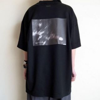 サンシー(SUNSEA)のstein PRINT TEE - HELVETICA- BLACK S(Tシャツ/カットソー(半袖/袖なし))