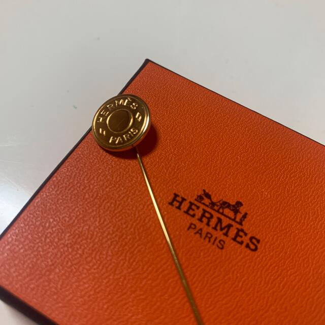 HERMES エルメス セリエ ピンブローチ ネクタイピン ラペルピン