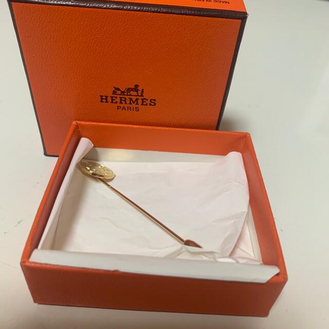 HERMES エルメス セリエ ピンブローチ ネクタイピン ラペルピン