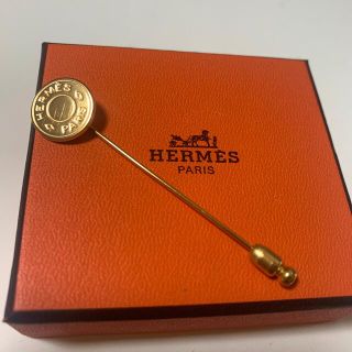 HERMES エルメス セリエ ピンブローチ ネクタイピン ラペルピン