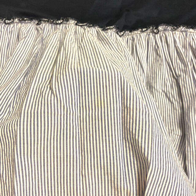 Drawer(ドゥロワー)のyori フリルTシャツ　ネイビー メンズのトップス(Tシャツ/カットソー(半袖/袖なし))の商品写真