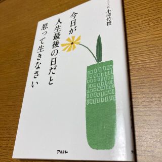 今日が人生最後の日だと思って生きなさい(文学/小説)