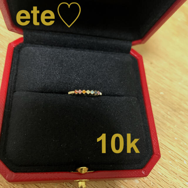 ete(エテ)のete ピンキーリング　k10 レディースのアクセサリー(リング(指輪))の商品写真