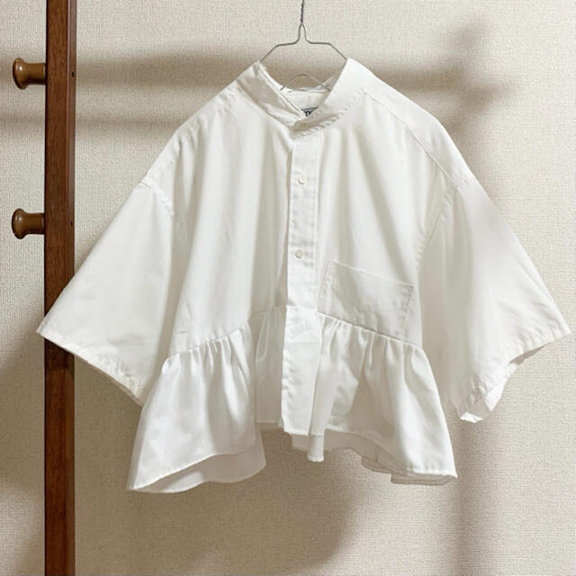 リメイクシャツ　古着 レディースのトップス(シャツ/ブラウス(半袖/袖なし))の商品写真