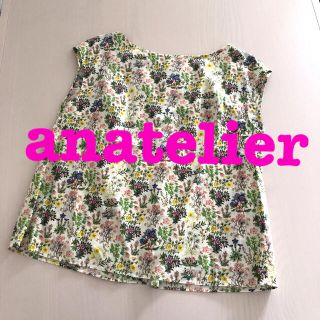 アナトリエ(anatelier)のレア品◎ アナトリエ　リバティ　小花×リボン　トップス(シャツ/ブラウス(半袖/袖なし))